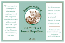 Panther Rock Natural Inspect Repellent