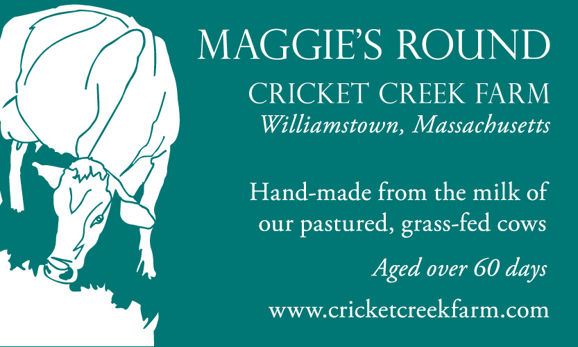 Cricket Creek Farm Maggie's Round  Cheese Label
