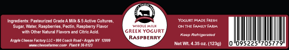 Arglyle Greek Yogurt
