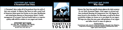 Mystery Bay Farmstead Yogurt