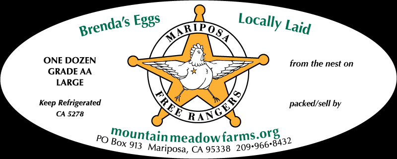 Mountain Meadow Farms Egg Label