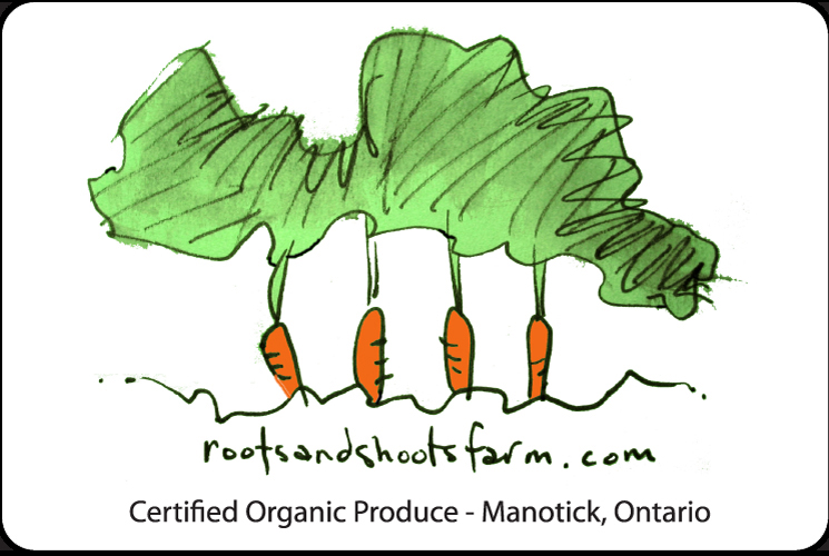 Roots and Shoots Farm Label