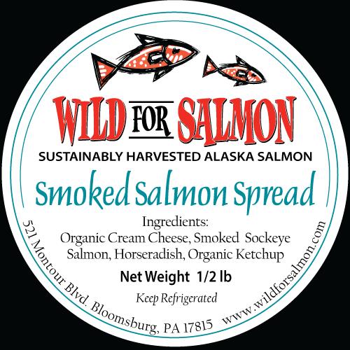 Wild for Salmon Spread Label
