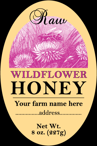 Honey-2 Label Design to Purchase
