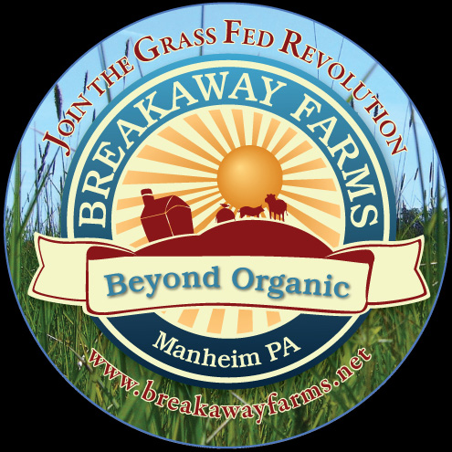 Breakaway Farm Grass Fed Label