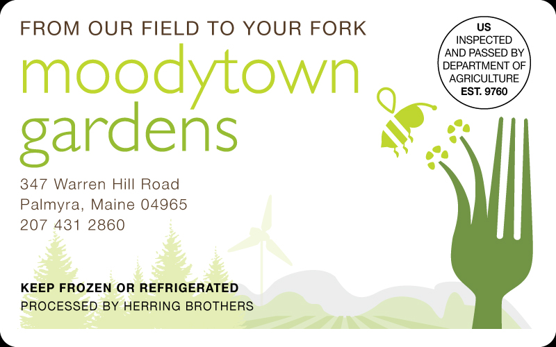Moodytown Gardens Meat Label