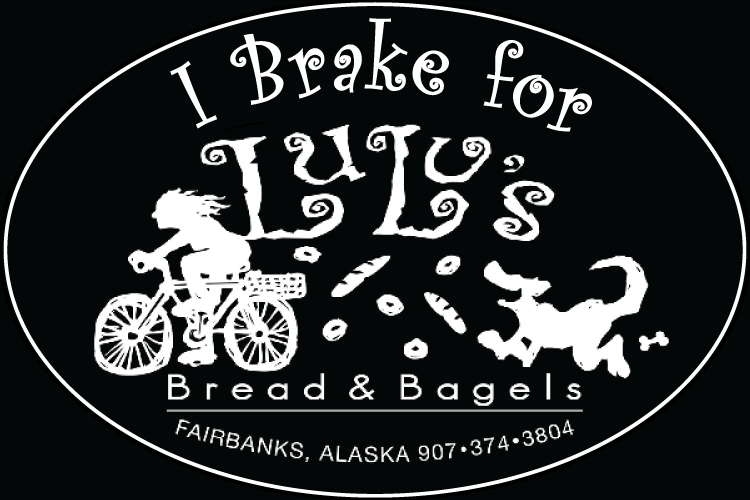 Lulu's Bread and Bagels Label