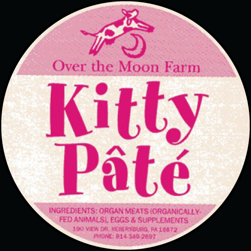 Over the Moon Farm Kitty Pate Label