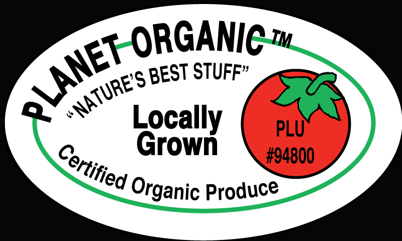 Planet Organic PLU Label