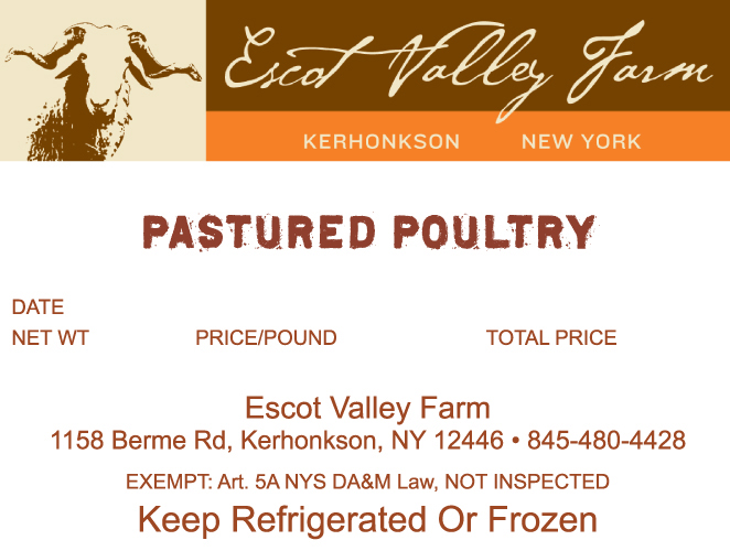 Escot Valley Farm Pastured Poultry
