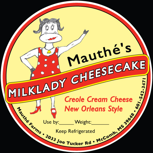 Mauthe's Cheesecake Label