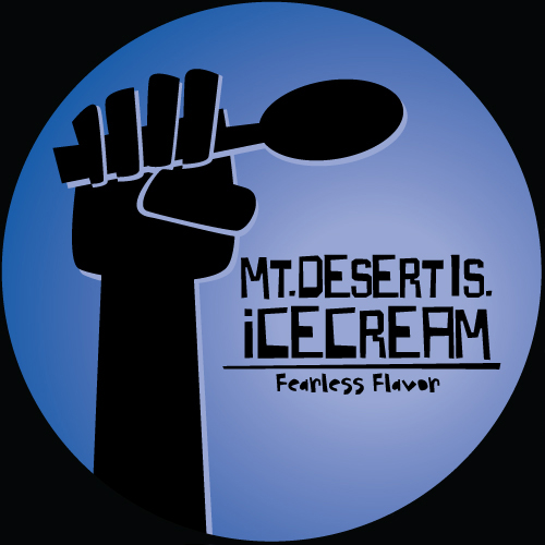 Mt. Desert Ice Cream Label