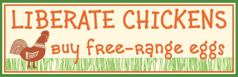 Liberate Chickens Label